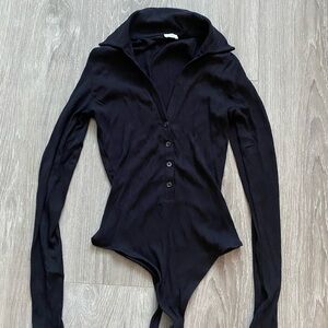 NWOT Wilfred Black Long Sleeve Bodysuit